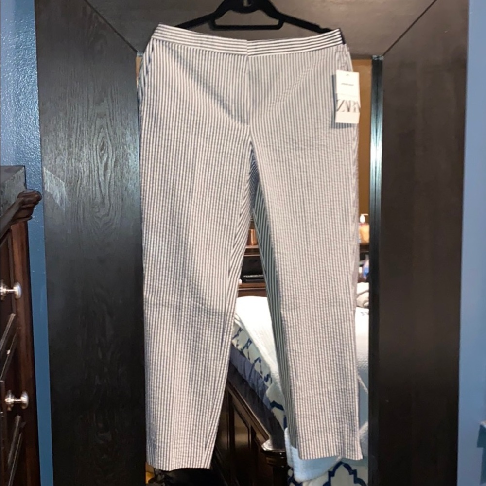 Seersucker joggers
